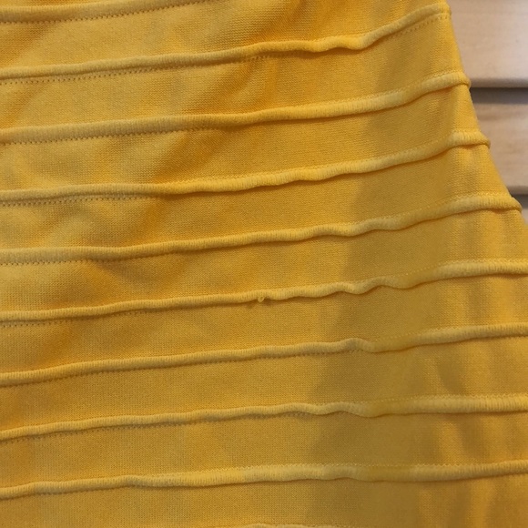 Marigold Yellow Peplum Top, size small - Picture 6 of 9